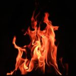 Fire Resistant Materials - red fire digital wallpaper